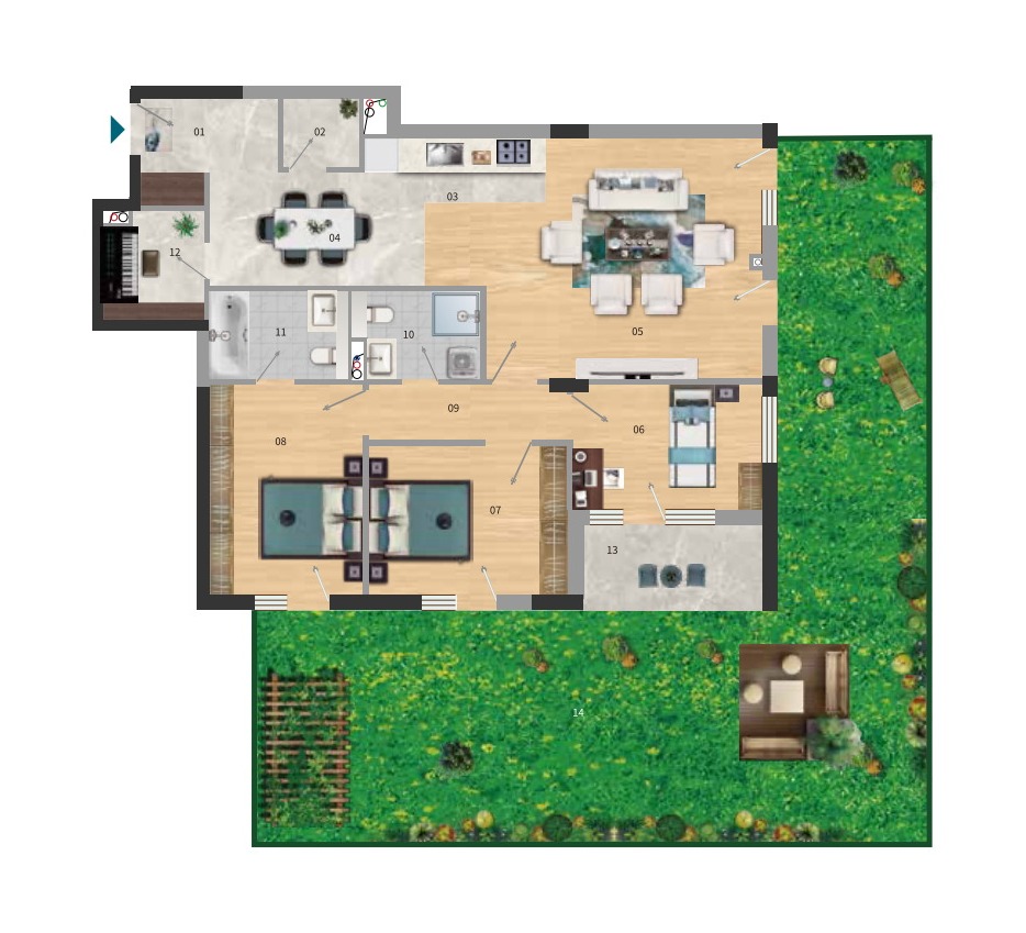 A4-F-L5 alaprajz